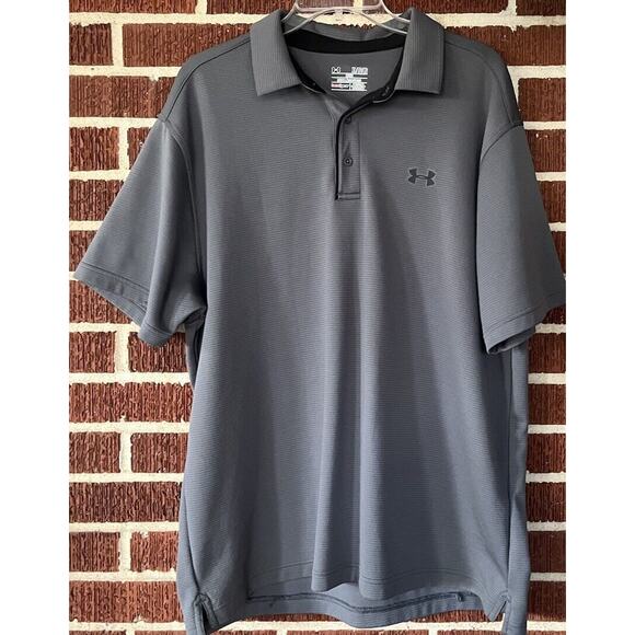 Men’s Under Armor Gray Loose Polo Size XL - Picture 1 of 2